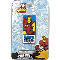 Marvel Iron Man Comic Augmented Reality Pin Badge 
Marvel Iron Man Comic Augmented Reality Pin Badge