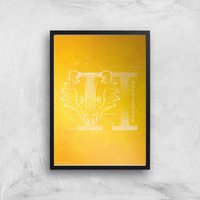 Harry Potter Hufflepuff Giclee Art Print - A2 - Black Frame, Multi
Harry Potter Hufflepuff Giclee Art Print - A2 - Black Frame, Multi