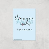 Friends How You Doin' Giclee Art Print - A4 - Print Only, Multi
Friends How You Doin' Giclee Art Print - A4 - Print Only, Multi