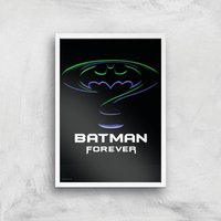 Batman Forever Giclee Art Print - A4 - White Frame, Multi 
Batman Forever Giclee Art Print - A4 - White Frame, Multi