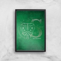 Harry Potter Slytherin Giclee Art Print - A3 - Black Frame, Multi
Harry Potter Slytherin Giclee Art Print - A3 - Black Frame, Multi