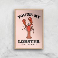 Friends Lobster Giclee Art Print - A2 - Wooden Frame, Multi
Friends Lobster Giclee Art Print - A2 - Wooden Frame, Multi