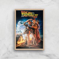 Back To The Future Part 3 Giclee Art Print - A3 - Wooden Frame, Multi
Back To The Future Part 3 Giclee Art Print - A3 - Wooden Frame, Multi