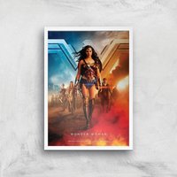 DC Wonder Woman Giclee Art Print - A4 - White Frame, Multi
DC Wonder Woman Giclee Art Print - A4 - White Frame, Multi