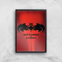 Batman & Robin Giclee Art Print - A3 - Black Frame, Multi
Batman & Robin Giclee Art Print - A3 - Black Frame, Multi