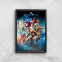 DC Aquaman Giclee Art Print - A3 - Black Frame, Multi
DC Aquaman Giclee Art Print - A3 - Black Frame, Multi