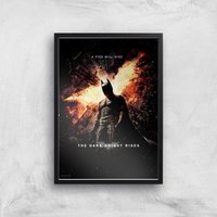 The Dark Knight Rises Giclee Art Print - A4 - Black Frame, Multi
The Dark Knight Rises Giclee Art Print - A4 - Black Frame, Multi