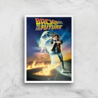 Back To The Future Part 1 Giclee Art Print - A2 - White Frame, Multi
Back To The Future Part 1 Giclee Art Print - A2 - White Frame, Multi