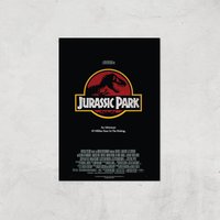 Jurassic Park Giclee Art Print - A4 - Print Only, Multi 
Jurassic Park Giclee Art Print - A4 - Print Only, Multi