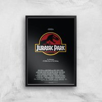 Jurassic Park Giclee Art Print - A4 - Black Frame, Multi
Jurassic Park Giclee Art Print - A4 - Black Frame, Multi