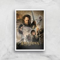 Lord Of The Rings: The Return Of The King Giclee Art Print - A4 - White Frame, Multi
Lord Of The Rings: The Return Of The King Giclee Art Print - A4 - White Frame, Multi