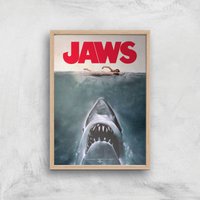 Jaws Giclee Art Print - A4 - Wooden Frame, Multi
Jaws Giclee Art Print - A4 - Wooden Frame, Multi
