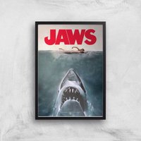 Jaws Giclee Art Print - A2 - Black Frame, Multi
Jaws Giclee Art Print - A2 - Black Frame, Multi