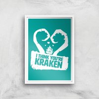 Sea Of Thieves I Think You're Kraken Print Giclee Art Print - A3 - White Frame, Multi
Sea Of Thieves I Think You're Kraken Print Giclee Art Print - A3 - White Frame, Multi