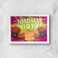Battletoads Toadally Into You Art Print Giclee Art Print - A4 - White Frame, Multi
Battletoads Toadally Into You Art Print Giclee Art Print - A4 - White Frame, Multi