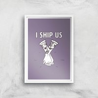 Sea Of Thieves I Ship Us Art Print Giclee Art Print - A2 - White Frame, Multi
Sea Of Thieves I Ship Us Art Print Giclee Art Print - A2 - White Frame, Multi