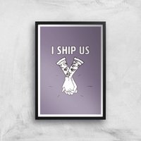 Sea Of Thieves I Ship Us Art Print Giclee Art Print - A2 - Black Frame, Multi
Sea Of Thieves I Ship Us Art Print Giclee Art Print - A2 - Black Frame, Multi