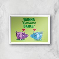 Viva Pinata Wanna Romance Dance Pig Art Print Giclee Art Print - A2 - White Frame, Multi
Viva Pinata Wanna Romance Dance Pig Art Print Giclee Art Print - A2 - White Frame, Multi