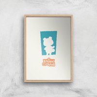 Nintendo Animal Crossing Blue Door Art Print - A4 - Wooden Frame, Multi 
Nintendo Animal Crossing Blue Door Art Print - A4 - Wooden Frame, Multi
