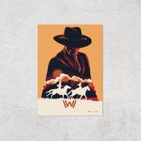 Westworld The Man In Black A2 Giclee Art Print, Multi 
Westworld The Man In Black A2 Giclee Art Print, Multi