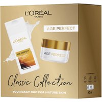 L'Oreal Paris Age Perfect Cleanser & Day Cream Classic Collection Gift Set for Her 
L'Oreal Paris Age Perfect Cleanser & Day Cream Classic Collection Gift Set for Her