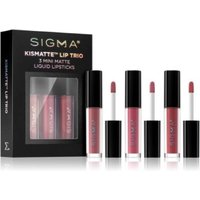 Sigma Beauty Kismatte Lip Trio Liquid Lipsticks
Sigma Beauty Kismatte Lip Trio Liquid Lipsticks