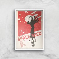 Space Seed Giclee - A4 - White Frame, Multi
Space Seed Giclee - A4 - White Frame, Multi