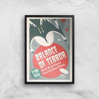 Balance Of Terror Giclee - A4 - Black Frame, Multi
Balance Of Terror Giclee - A4 - Black Frame, Multi