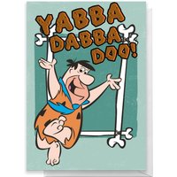 Flintstones Yabba Dabba Do Greetings Card - Large Card
Flintstones Yabba Dabba Do Greetings Card - Large Card