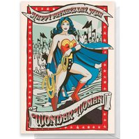 Wonder Woman Happy Father's Day To My Mum Greetings Card - Giant Card 
Wonder Woman Happy Father's Day To My Mum Greetings Card - Giant Card