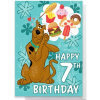 Scooby Doo 7th Birthday Greetings Card - Large Card 
Scooby Doo 7th Birthday Greetings Card - Large Card