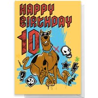 Scooby Doo 10th Birthday Greetings Card - Large Card
Scooby Doo 10th Birthday Greetings Card - Large Card