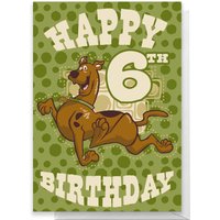 Scooby Doo 6th Birthday Greetings Card - Standard Card
Scooby Doo 6th Birthday Greetings Card - Standard Card
