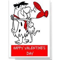 Flintstones Valentines Greetings Card - Large Card
Flintstones Valentines Greetings Card - Large Card