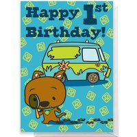 Scooby Doo 1st Birthday Greetings Card - Large Card
Scooby Doo 1st Birthday Greetings Card - Large Card
