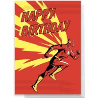 The Flash Happy Birthday Greetings Card - Large Card
The Flash Happy Birthday Greetings Card - Large Card