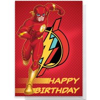 The Flash Happy Birthday Greetings Card - Large Card
The Flash Happy Birthday Greetings Card - Large Card