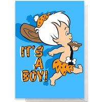 Flintstones New Baby Boy Greetings Card - Large Card
Flintstones New Baby Boy Greetings Card - Large Card