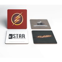 DC Flash TV Coaster Set 
DC Flash TV Coaster Set