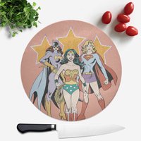 DC Superhero Women Round Chopping Board 
DC Superhero Women Round Chopping Board