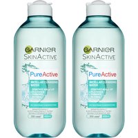 Garnier Pure Active Micellar Water Facial Cleanser Oily Skin 400ml Duo Pack
Garnier Pure Active Micellar Water Facial Cleanser Oily Skin 400ml Duo Pack