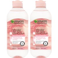 Garnier Micellar Rose Water Cleanse & Glow 400ml Duo Pack
Garnier Micellar Rose Water Cleanse & Glow 400ml Duo Pack