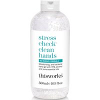 this works Stress Check Clean Hands Gel 500ml
this works Stress Check Clean Hands Gel 500ml