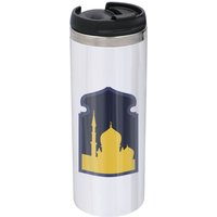Eid Mubarak Blue Window Stainless Steel Thermo Travel Mug - Metallic Finish 
Eid Mubarak Blue Window Stainless Steel Thermo Travel Mug - Metallic Finish