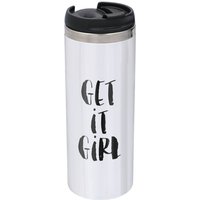 The Motivated Type Get It Girl Stainless Steel Thermo Travel Mug - Metallic Finish
The Motivated Type Get It Girl Stainless Steel Thermo Travel Mug - Metallic Finish