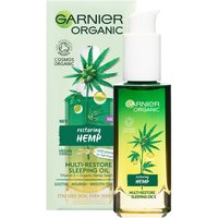 Garnier Organic Hemp Multi-Restore Facial Sleeping Oil 30ml
Garnier Organic Hemp Multi-Restore Facial Sleeping Oil 30ml