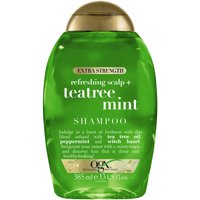 OGX Refreshing Scalp+ Teatree Mint Extra Strength Shampoo 385ml
OGX Refreshing Scalp+ Teatree Mint Extra Strength Shampoo 385ml