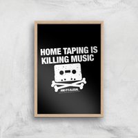 Home Taping Is Killing Music Giclee Art Print - A2 - Wooden Frame, Multi
Home Taping Is Killing Music Giclee Art Print - A2 - Wooden Frame, Multi