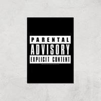 Parental Advisory Explicit Content Giclee Art Print - A2 - Print Only, Multi
Parental Advisory Explicit Content Giclee Art Print - A2 - Print Only, Multi