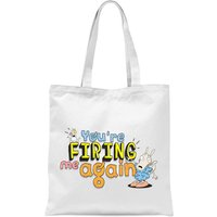 Rocko's Modern Firing Tote Bag - White
Rocko's Modern Firing Tote Bag - White